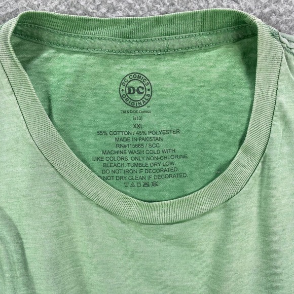 Green Lantern DC Comics Men Extra Large Short Sleeve Big Graphic Crew Neck Green - Picture 8 of 8